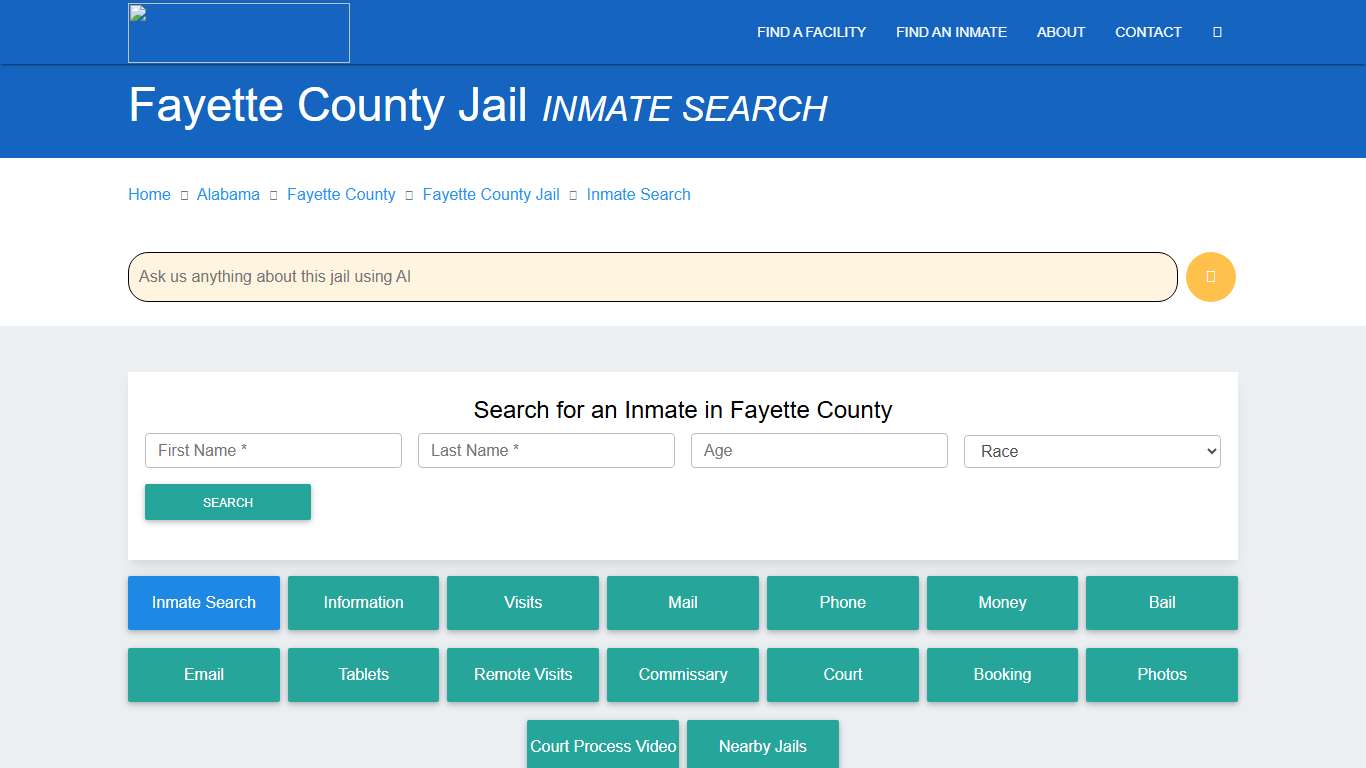 Fayette County Inmate Search & Roster Find Inmates AL